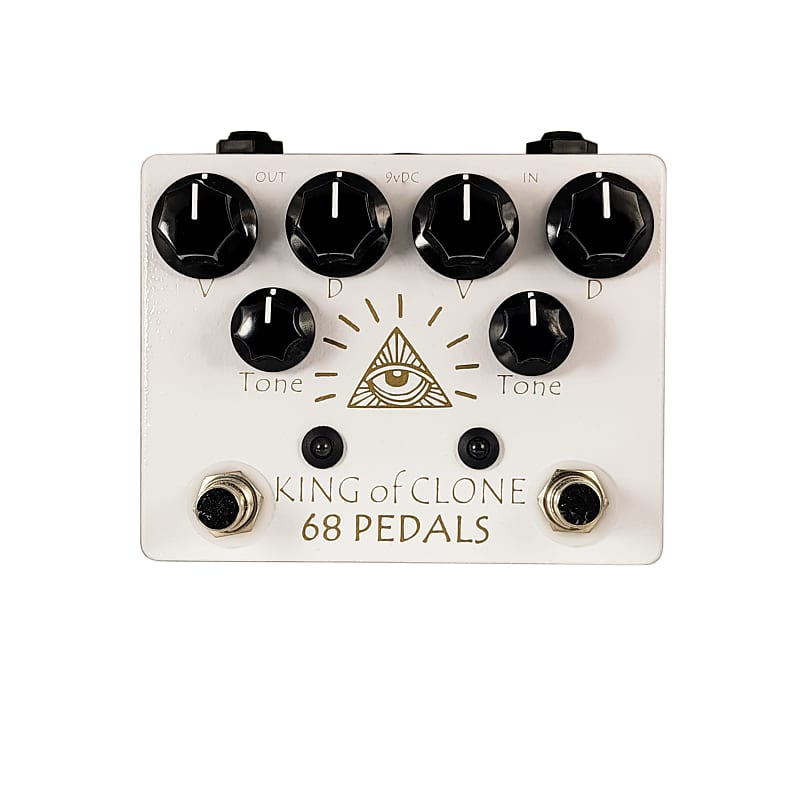 68 Pedals King of Clone Dual Overdrive Distortion Pedal