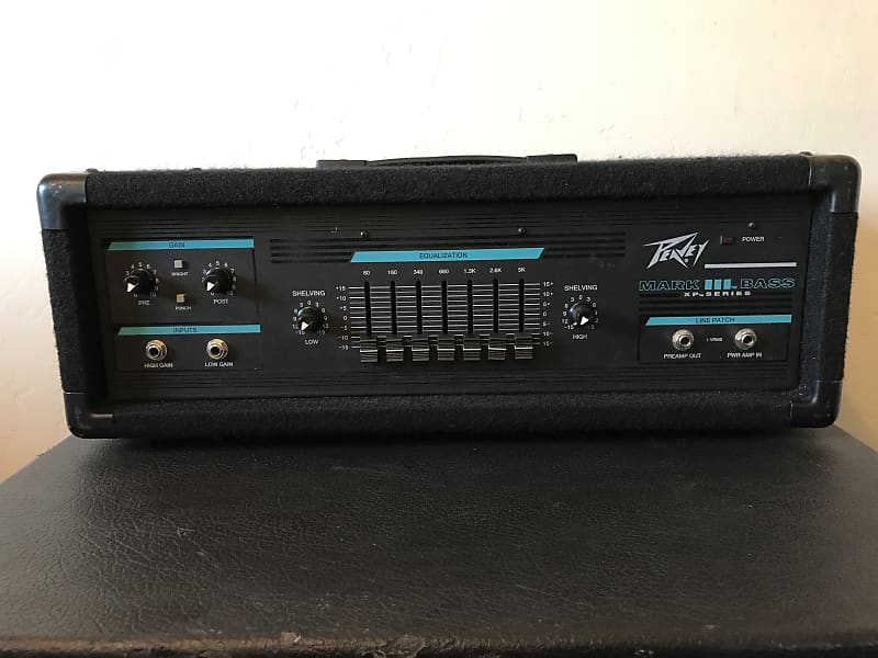 Peavey Mark Iii Mid 90s Black Bass Amp Reverb 7146