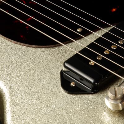 Gibson Custom Shop Made 2 Measure '58 Les Paul Junior Double-Cut Reissue VOS Silver Sparkle image 14