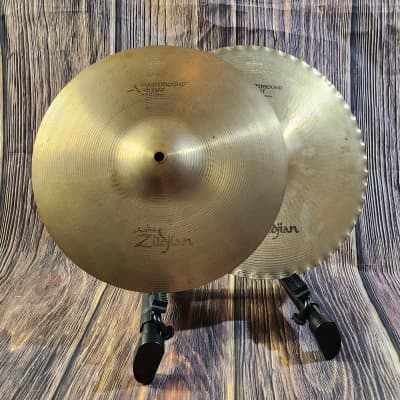 Zildjian 13" A Series Mastersound Hi-Hat Cymbals (Pair) - Traditional (Test video included) image 1
