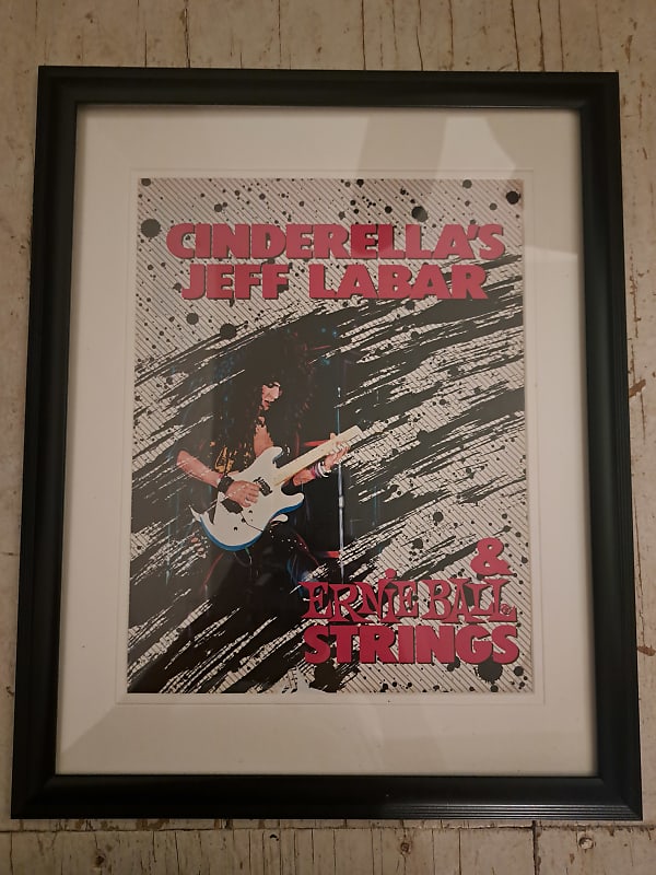 1989 Ernie Ball Jeff Labar Advertisement Reverb Australia