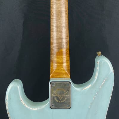 Custom/Hybrid Stratocaster, Relic, Daphne Blue image 11