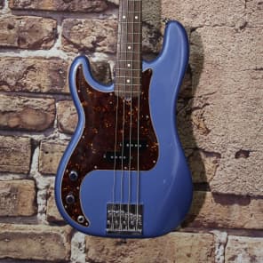 Left Handed Precision Bass w/ MIJ 50th Anniversary Fender Jazz Bass Neck Lake Placid Blue image 3