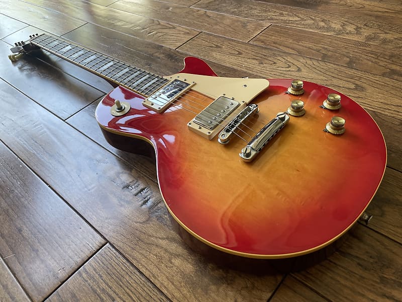 Aria Pro II LS 450 Standard Electric Guitar Cherry Burst Matsumoku MIJ