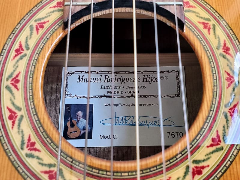 Manuel Rodriguez E Hijos Classical Guitar C3 (Made in Madrid)