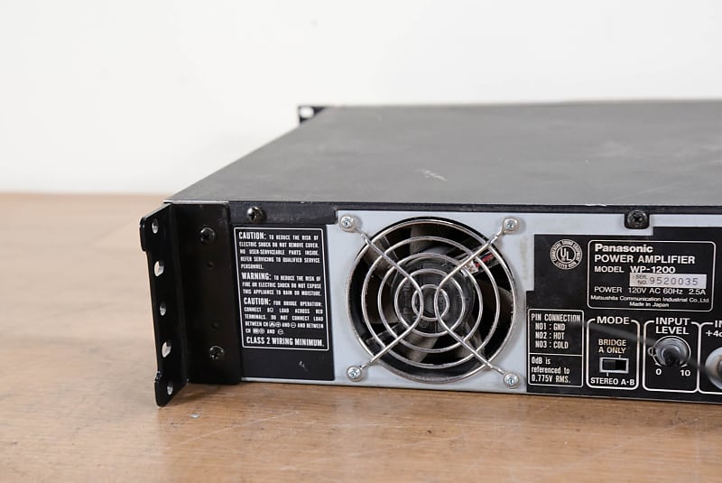 Ramsa WP-1200 Two-Channel Power Amplifier CG00SZR | Reverb