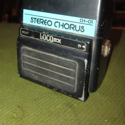 1981 LOCO BOX Stereo Chorus CH-01 black and blue for sale