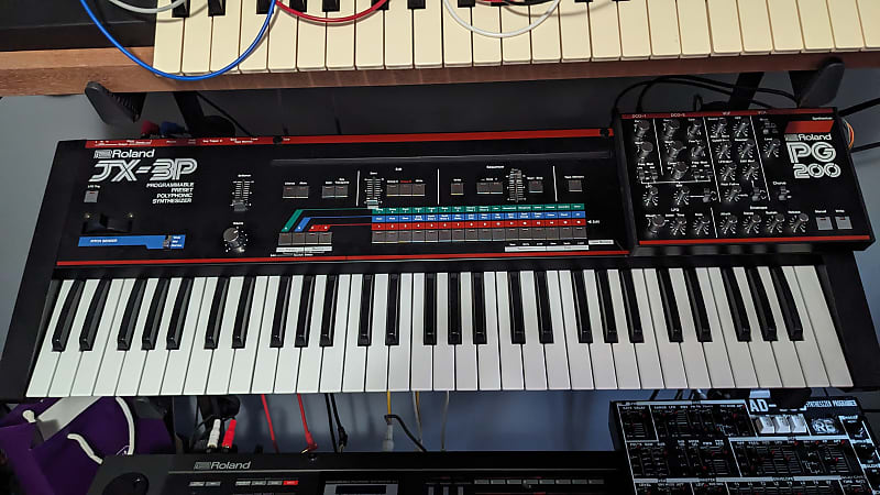 Roland JX-3P 61-Key Programmable Preset Polyphonic Synthesizer