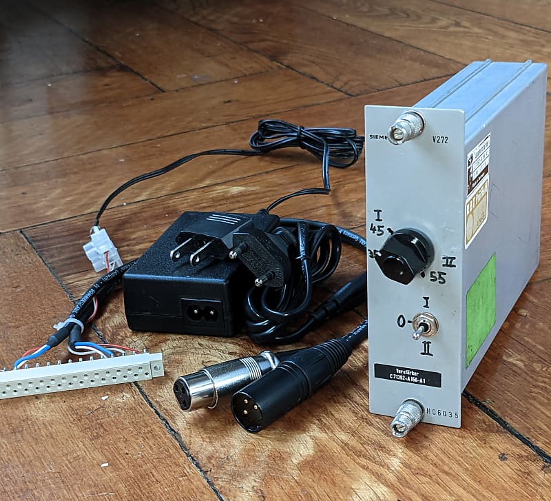 With demo video: 1960s Siemens V272 mic preamp - Modded for | Reverb