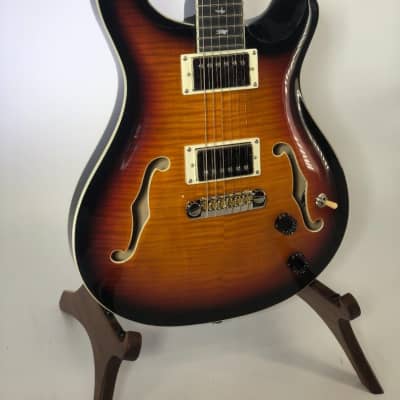 Paul Reed Smith PRS SE Hollowbody II Electric Guitar Tri Color Burst Ser# D14528 image 3