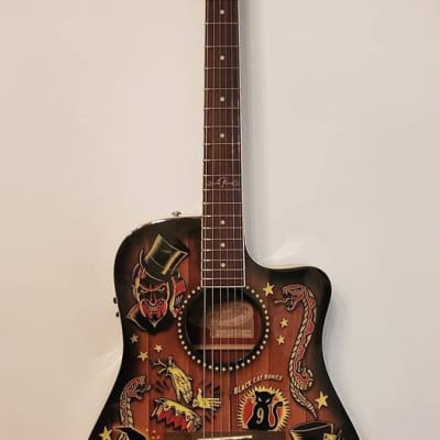 Fender Vince Ray Spookshow T-Bucket Limited Edition Acoustic Electric  Guitar | Reverb Canada