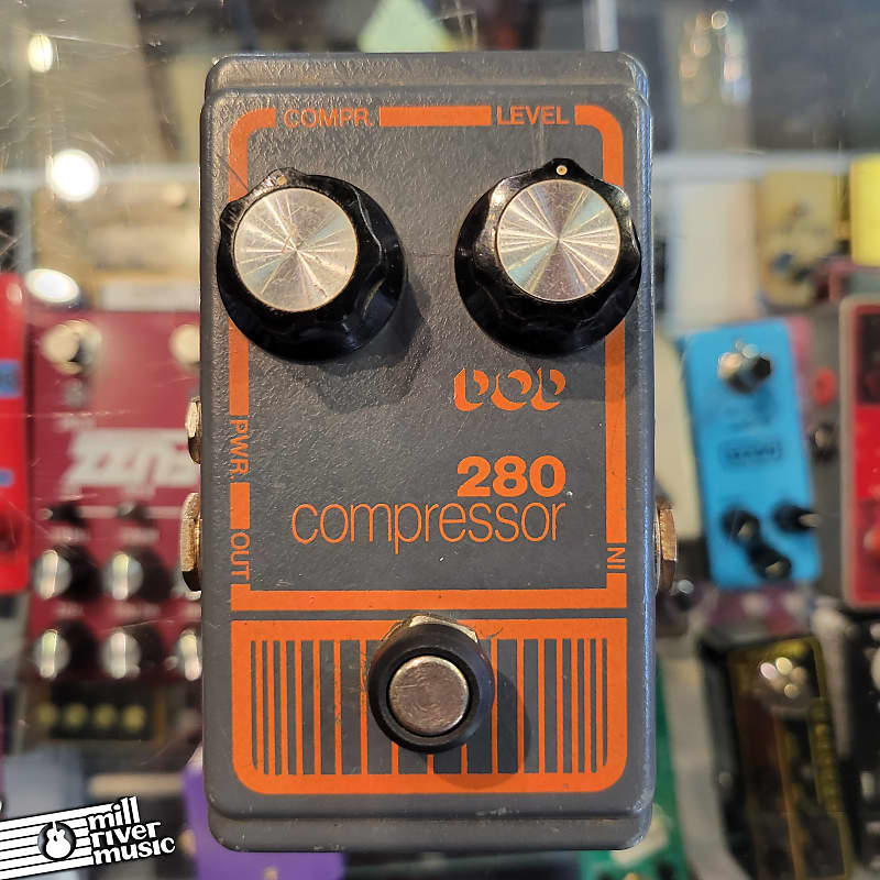 DOD 280 Compressor Effects Pedal Grey Box Used