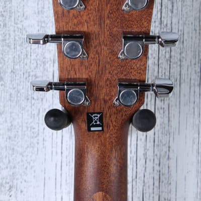 Washburn D10SCE Dreadnought Cutaway Acoustic Electric Guitar Solid Top Natural image 14