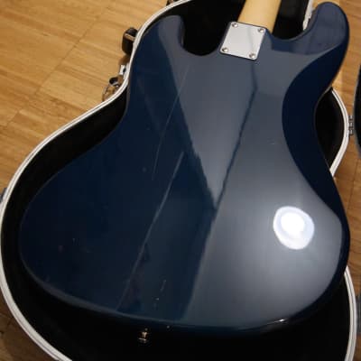 K-Garage Jazz Bass Dark Blue + Case | Reverb
