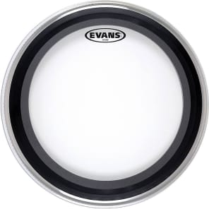 Evans BD24EMAD EMAD Clear Bass Drum Head - 24"