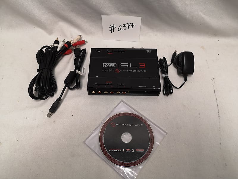 Rane DJ SL3 Audio Interface for Serato Scratch Live #2377 Good Used  Condition