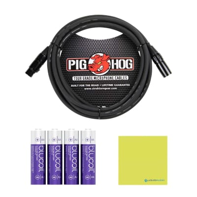 Mint Liquid Audio Sennheiser ew IEM G4-G Wireless in-Ear Monitoring System Bundle w/Pig Hog PHM10 8mm Mic Cable, 4-Pack Blucoil AA Batteries Polishing Cloth image 3