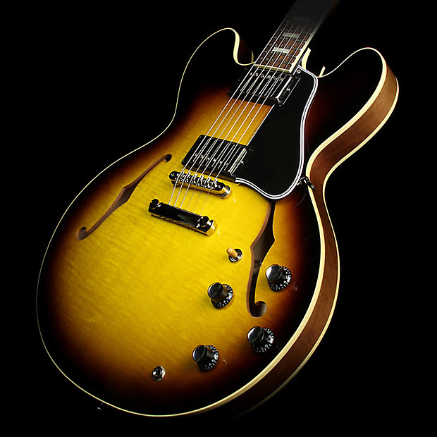 Used Gibson Custom Shop 63 ES 335 Block Historic Reissue Reverb