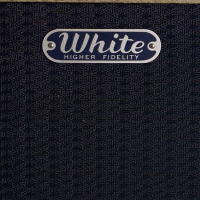 White Tube Amplifier, made by Fender (1962), ser. #AS-00714. image 14
