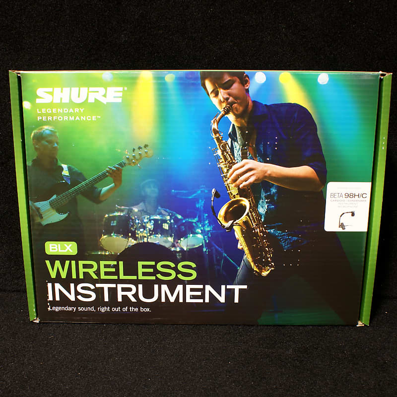 Shure BLX14/B98 - H10 Wireless Instrument Microphone System image 1