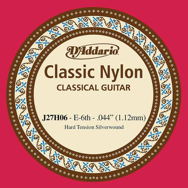 Corde au détail pour guitare classique D'Addario Mi 044 Tirant fort - J27H06 image 1
