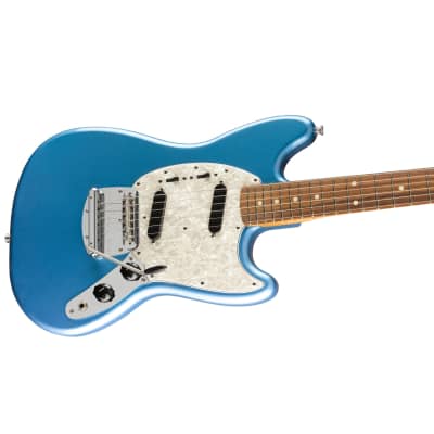 Fender Vintera '60s Mustang Guitar Pau Ferro Fingerboard - Lake Placid Blue image 2