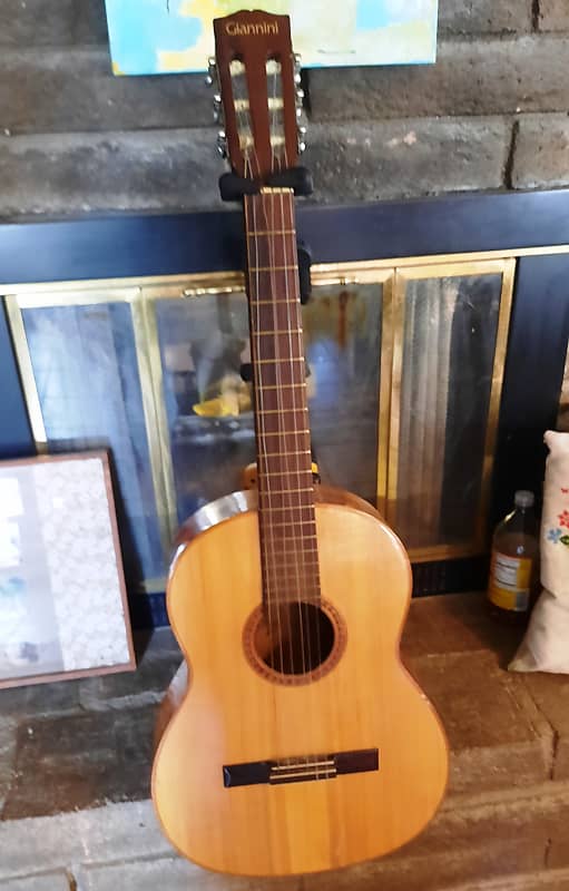 GIANNINI GN-60 CLASSICAL-FOLK 1960’s-NATURAL WOODS, NEEDS TLC AND EXPERT LUTHIER'S HANDS image 1