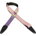 Levy's MPSDS2-002 Pink & Purple Guitar & Bass Strap w/ FREE SAME DAY SHIPPING