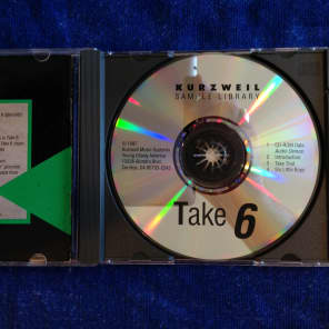 Kurzweil "Take 6" Vocals CD-ROM for the K Series K2000, K2500, K2600 Sampler/Synthesizers • MINT image 2