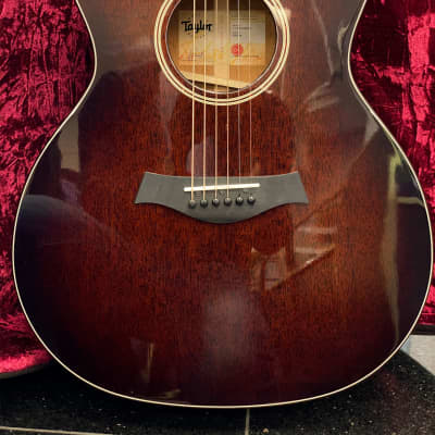 Taylor 524ce Grand Auditorium Cutaway All-Mahogony Ebony Binding Acoustic-Electric Guitar w/Case image 5