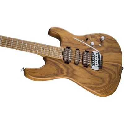 Charvel Guthrie Govan USA Signature HSH Guitar, Roasted Flame Maple Fingerboard, Caramelized Ash image 3