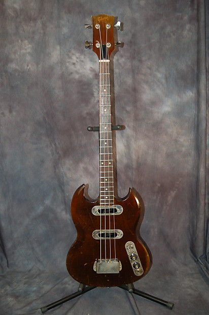 Video Demo Gibson SB300 Bass Guitar Hardshell Case 1971 Walnut image 1
