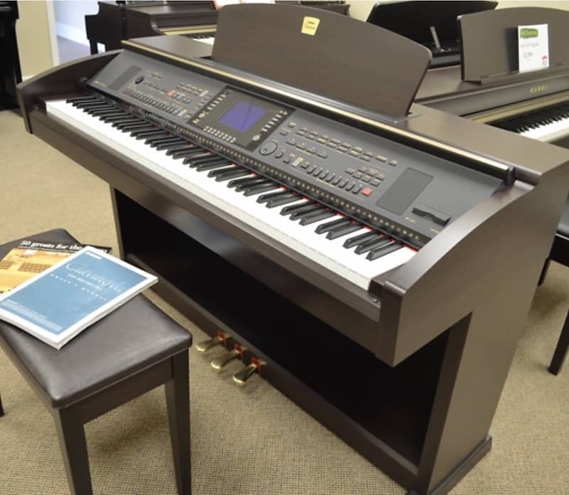 【YAMAHA Clavinova】CVP303 Yamaha Clavinova CVP-303 digital piano arranger and stool in