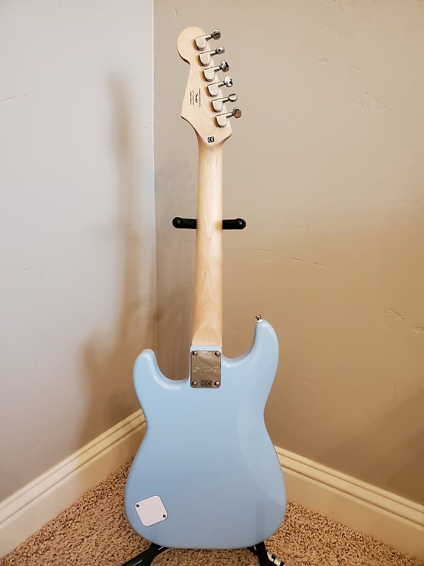 FSR Squier Mini Strat Modified Seymour Duncan JB Jr Daphne Blue