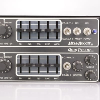 Mesa Boogie Quad Preamp Rack Tube Guitar Amp Mark IIC III Wendy & Lisa #37075 image 5