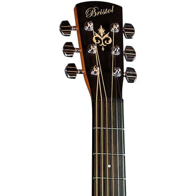 Bristol BM-15S Solid Top 000 Acoustic Guitar Regular Gloss Natural image 10