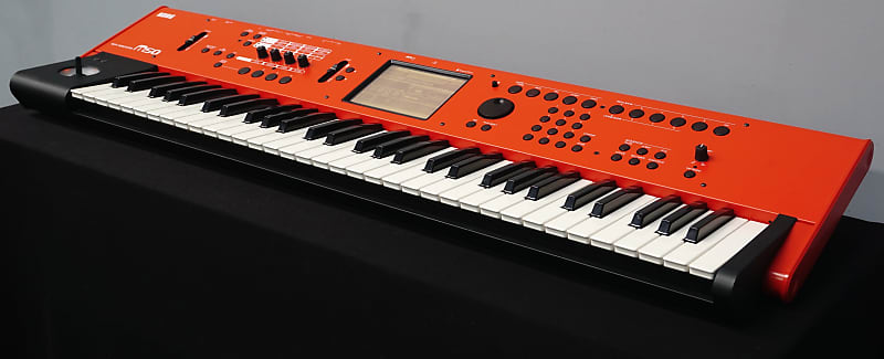 Korg M50 Rare Red Polyphonic Digital Synthesiser W/ Effects Arp