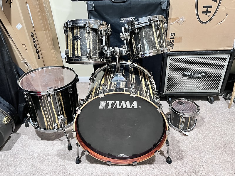 Tama Starclassic birch/bubinga 2017-2019 - Black Clouds Gold | Reverb