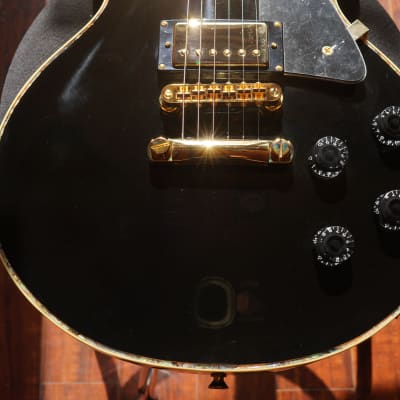 AIO SC77 Electric Guitar - Solid Black (Abalone Inlay) image 21