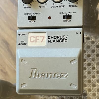 Reverb.com listing, price, conditions, and images for ibanez-cf7-chorus-flanger-pedal
