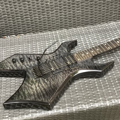 B.C. Rich Warlock / Left hand handed lefty / NJ Neck-Thru series Made In japan 24 frets floyd rose image 2