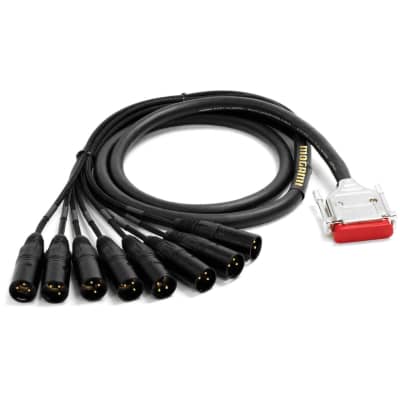 Mogami Gold 8-Channel DB25 to XLRM Multi-Channel Studio Cable Snake - 3' image 2