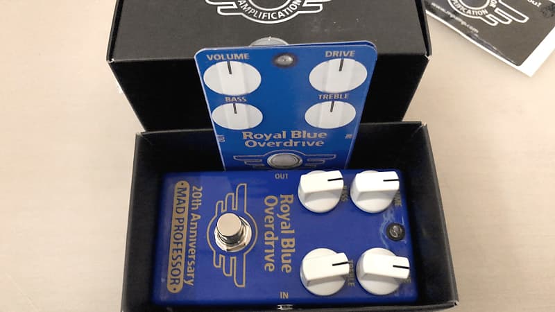 Mad Professor Royal Blue Overdrive 20th Anniversary Limited