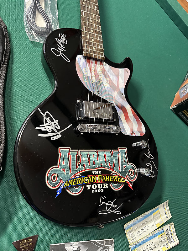 Epiphone Les Paul Alabama American farewell tour Guitar 2003 Signed image 1