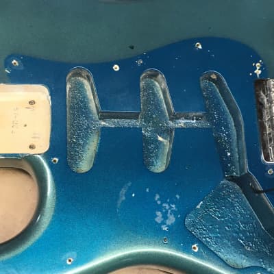 LEFTY! Vintage Fender Japan ‘62 Reissue MIJ Faded Ocean Turquoise Nitro Relic Guitar Left Strat Hardtail Stratocaster 7 lb! image 23