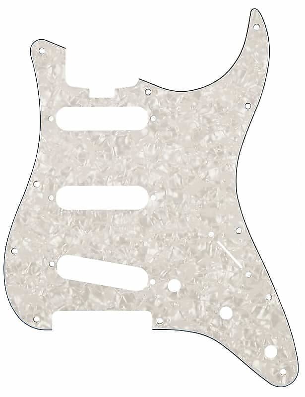 099-2191-005 Fender American Elite Stratocaster Guitar Pickguard White Pearloid image 1