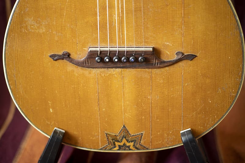 Meinel & Herold romantic guitar 1920 - natural image 1