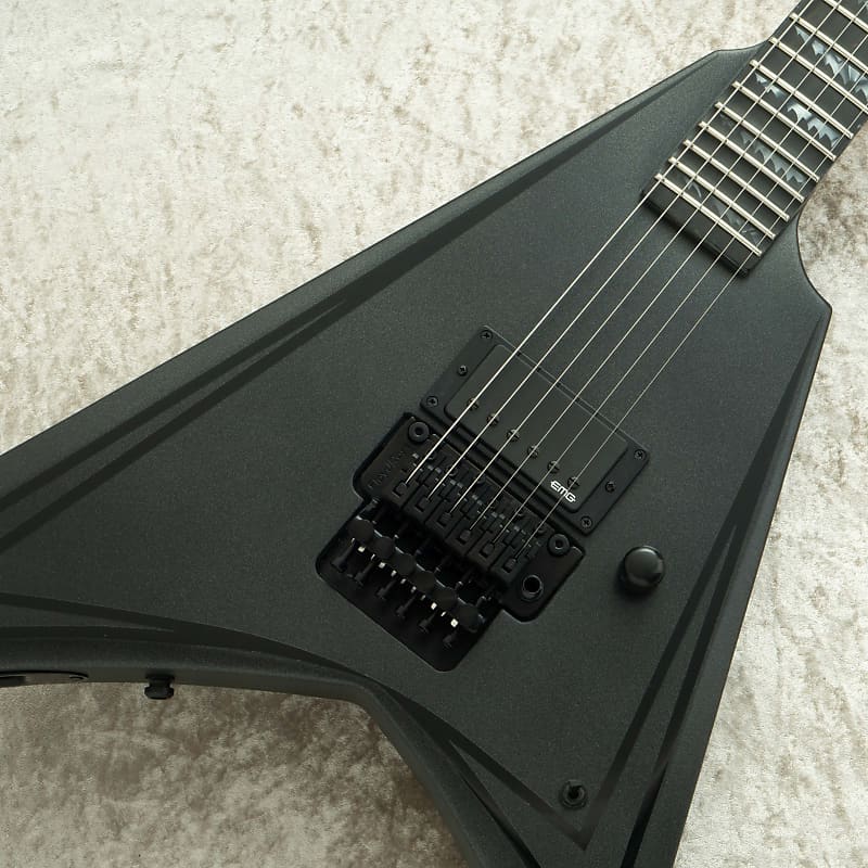 【オシオ】フォレスト エドワーズ　ESP ソフトケース付き ESP EDWARDS E-ALEXI BLACKY w/ESP Hybrid Case for V,EX