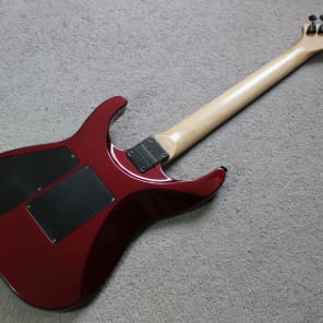 Jackson M. I. J. (made in japan) Dinky Red Ghost Flames | Reverb