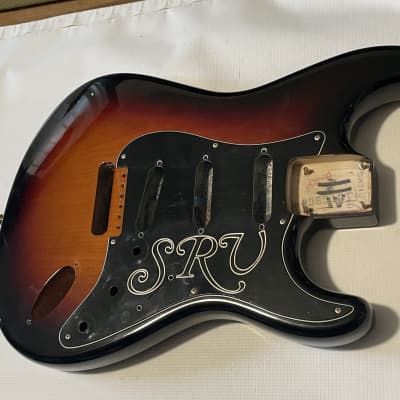 2013 Fender USA Stevie Ray Vaughan SRV Signature Stratocaster Guitar Body w/ Guard image 2